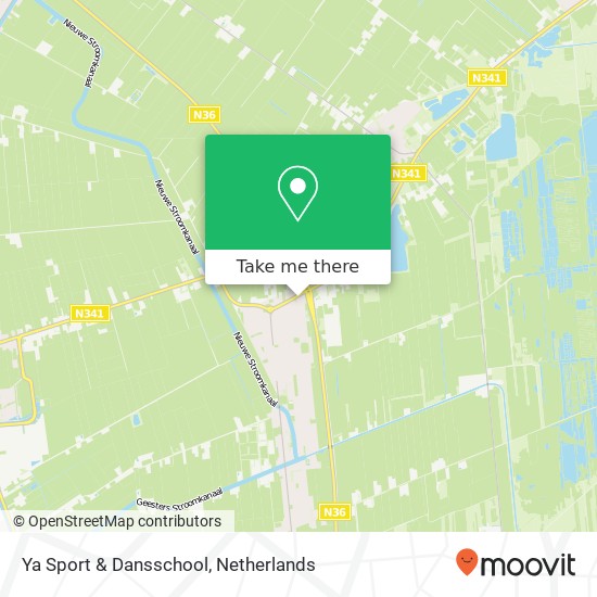 Ya Sport & Dansschool, Sibculoseweg 26A map