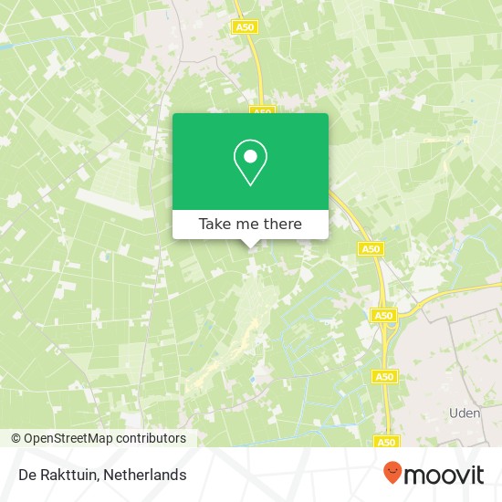 De Rakttuin map