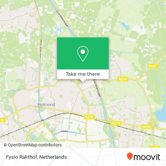 Fysio Rakthof, Sportpark de Braak map