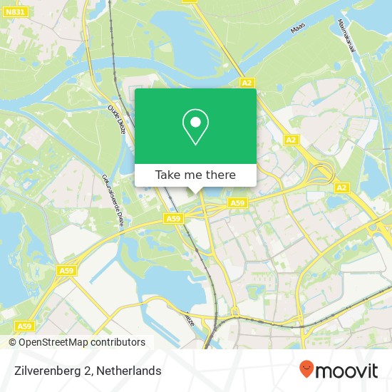 Zilverenberg 2 map