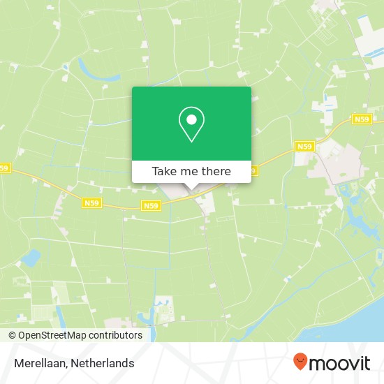 Merellaan, 4306 Nieuwerkerk map