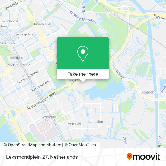 Leksmondplein 27 map