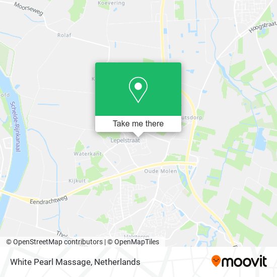 White Pearl Massage, Schoutenpad 29 map