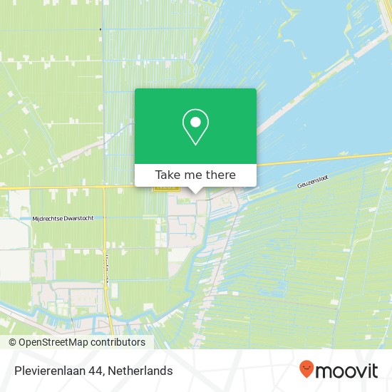 Plevierenlaan 44, 3645 GP Vinkeveen Karte