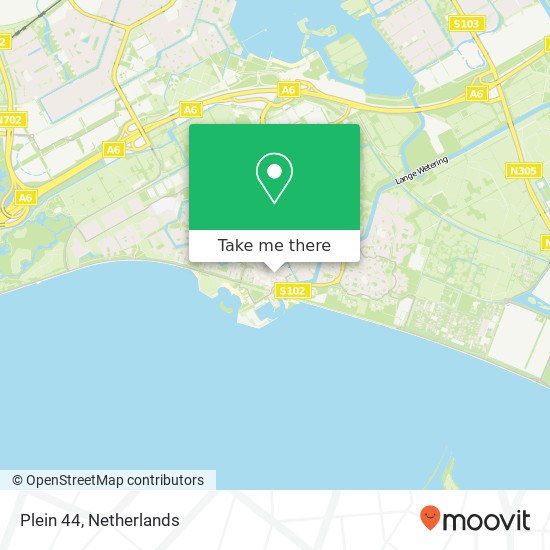 Plein 44, 1354 LJ Almere-Haven map