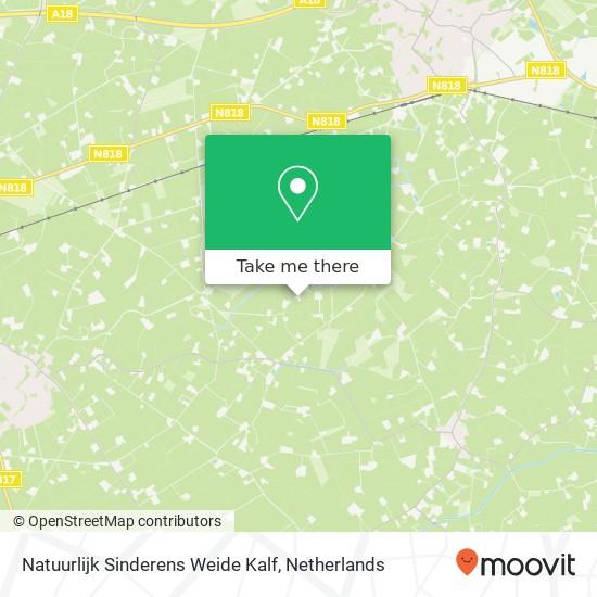 Natuurlijk Sinderens Weide Kalf, Vriezelaar 3 map