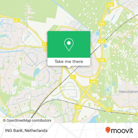 ING Bank, Euroweg 101 map