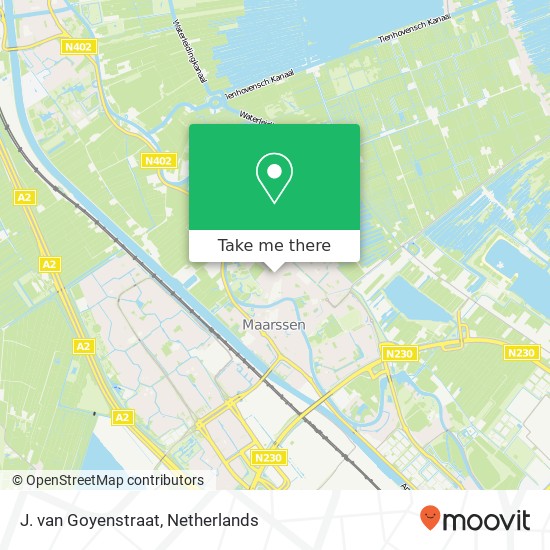 J. van Goyenstraat, 3601 Maarssen map