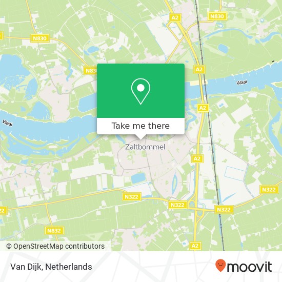 Van Dijk, Hoveniersland 24 map