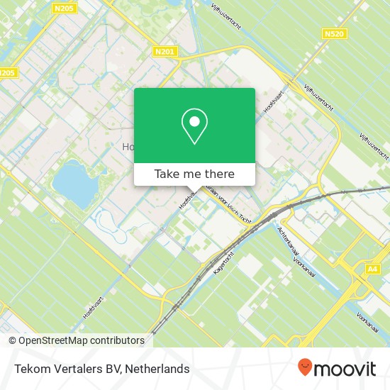 Tekom Vertalers BV, Hoofdweg 846B map