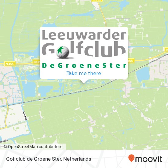 Golfclub de Groene Ster, Woelwijk 101 map