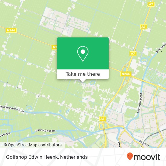 Golfshop Edwin Heenk, Volgerweg 42 map