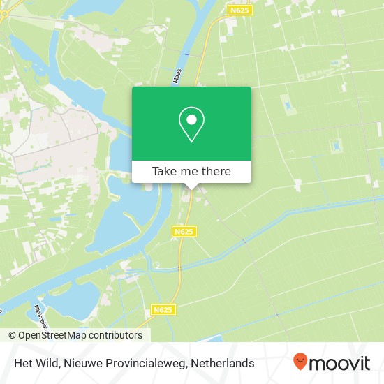 Het Wild, Nieuwe Provincialeweg map