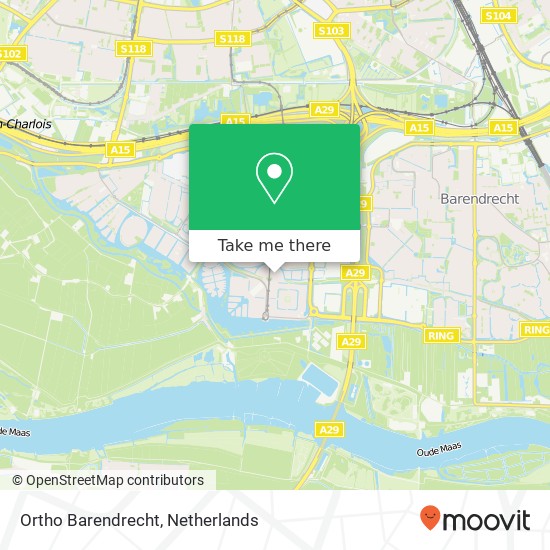 Ortho Barendrecht, Reling 113 map