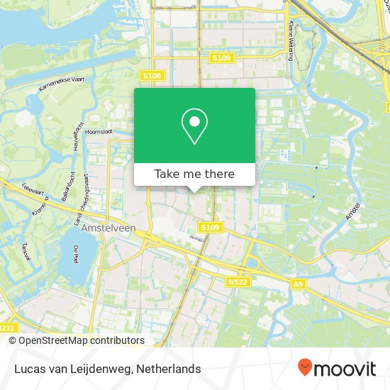 Lucas van Leijdenweg, 1181 NC Amstelveen map