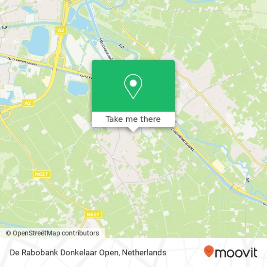 De Rabobank Donkelaar Open, Tennispad 2 map