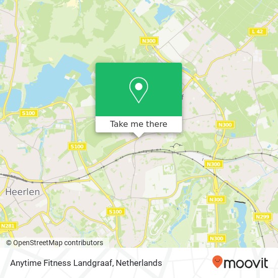 Anytime Fitness Landgraaf, Streeperstraat 74 map