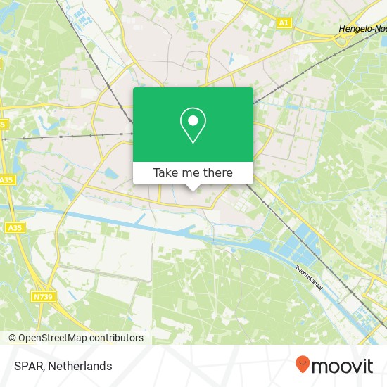 SPAR, Berfloplein 3 map