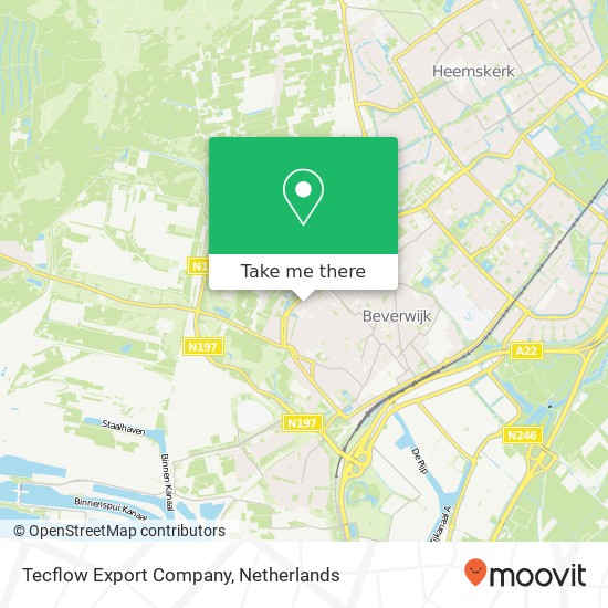 Tecflow Export Company, Anjelierenlaan 1 map