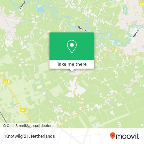 Knotwilg 21, 5492 SX Sint-Oedenrode map