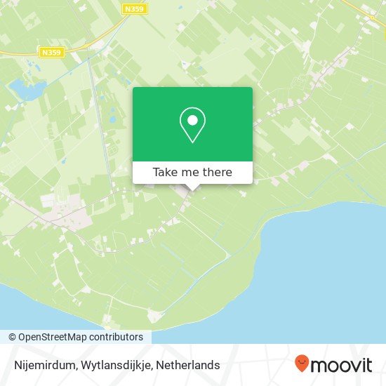 Nijemirdum, Wytlansdijkje map