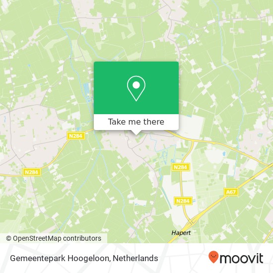 Gemeentepark Hoogeloon, Arnold van Rodelaan 1 Karte