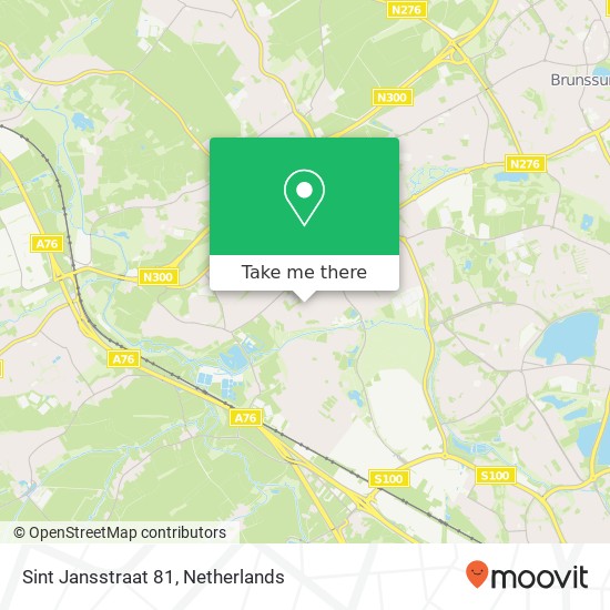 Sint Jansstraat 81, 6431 ND Hoensbroek Karte