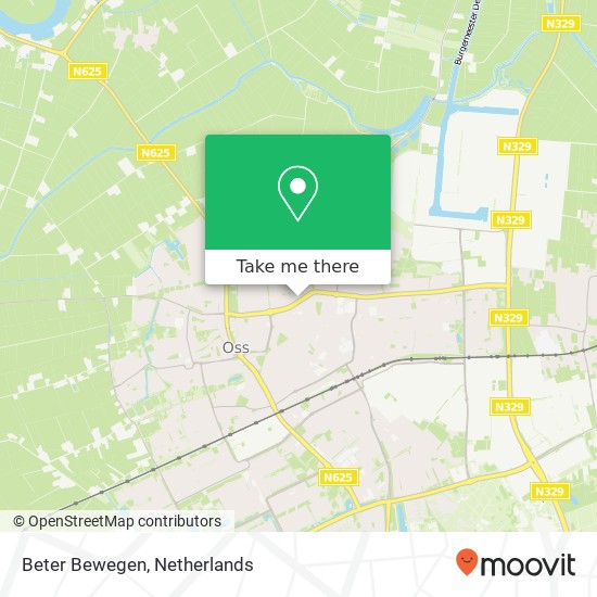 Beter Bewegen, Hertogensingel map