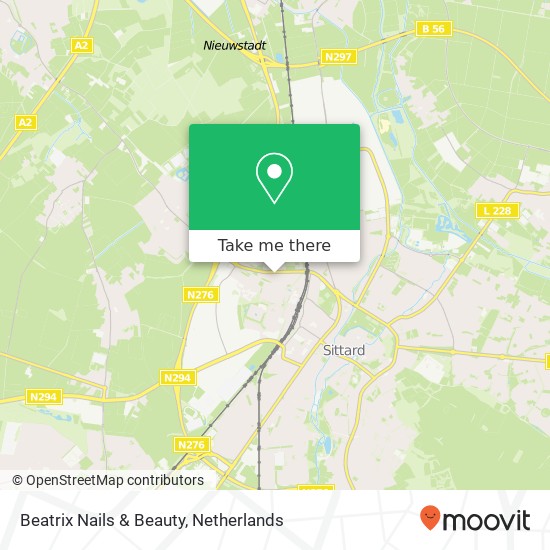 Beatrix Nails & Beauty, Korenstraat 42 map