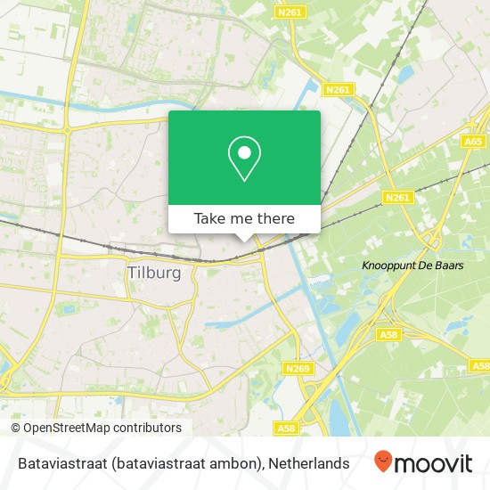 Bataviastraat (bataviastraat ambon), 5014 BJ Tilburg map