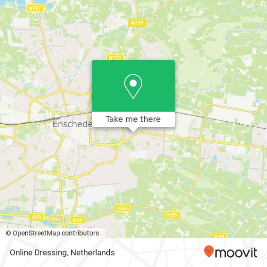 Online Dressing, Gronausestraat 41 Karte