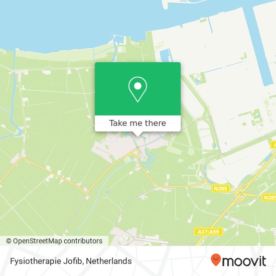 Fysiotherapie Jofib, Oosterstraat 1 map