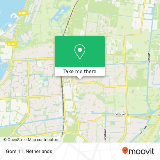 Gors 11, 8224 BT Lelystad map