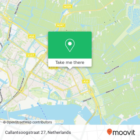 Callantsoogstraat 27, 1024 CP Amsterdam map