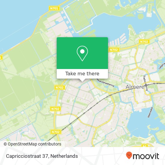 Capricciostraat 37, 1312 SE Almere-Stad map