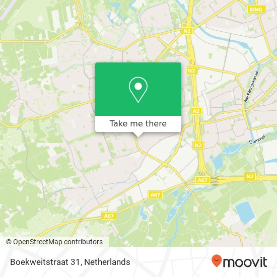 Boekweitstraat 31, 5503 XP Veldhoven map