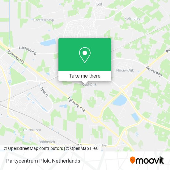 Partycentrum Plok map