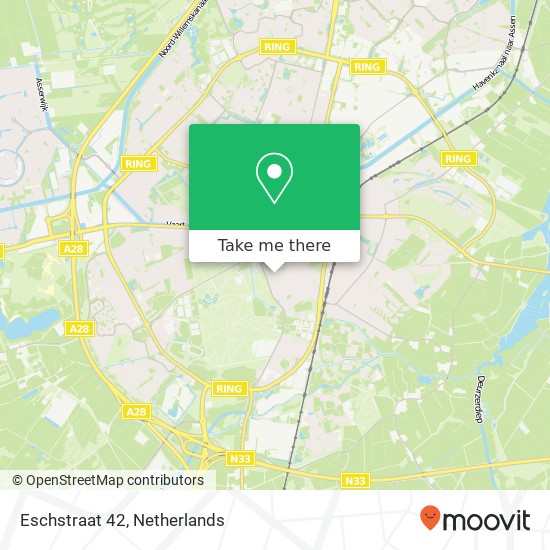 Eschstraat 42, 9401 NV Assen map