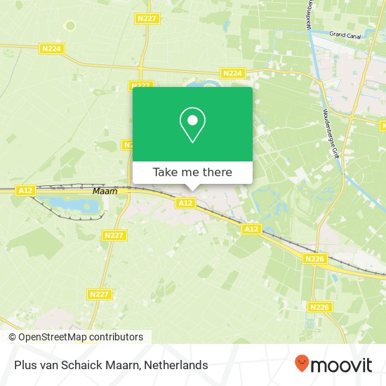 Plus van Schaick Maarn, Raadhuislaan map