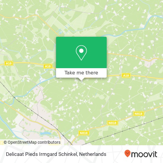 Delicaat Pieds Irmgard Schinkel, Heidedijk 12 map