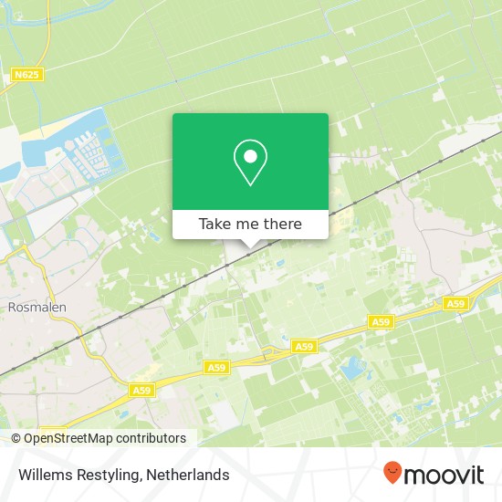 Willems Restyling, Hofkesweg 9A map