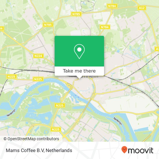 Mams Coffee B.V, Willemsplein 45 map