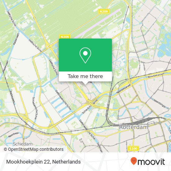 Mookhoekplein 22, 3042 GD Rotterdam map