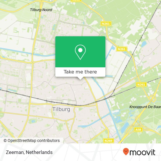 Zeeman, Commelinplein 5 map