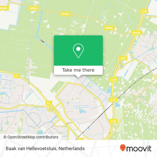 Baak van Hellevoetsluis, 3826 Amersfoort map