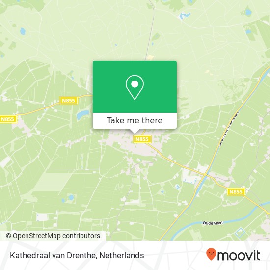 Kathedraal van Drenthe, Westerveld map