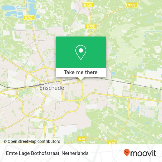 Emte Lage Bothofstraat, Lage Bothofstraat 161 Karte