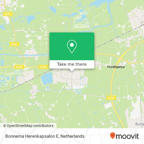 Bonnema Herenkapsalon E, Burgemeester Drijberweg 26 map