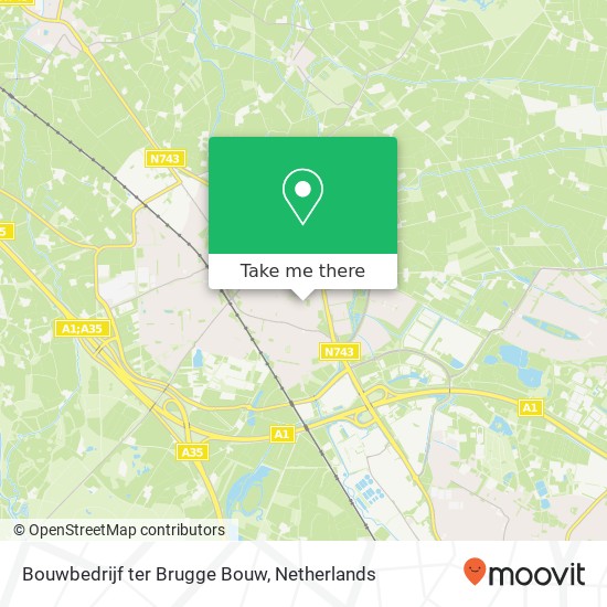 Bouwbedrijf ter Brugge Bouw map
