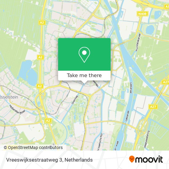 Vreeswijksestraatweg 3 Karte